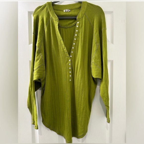 3. NWOT Free People Coffee Chat Pullover - Picture 5 of 6